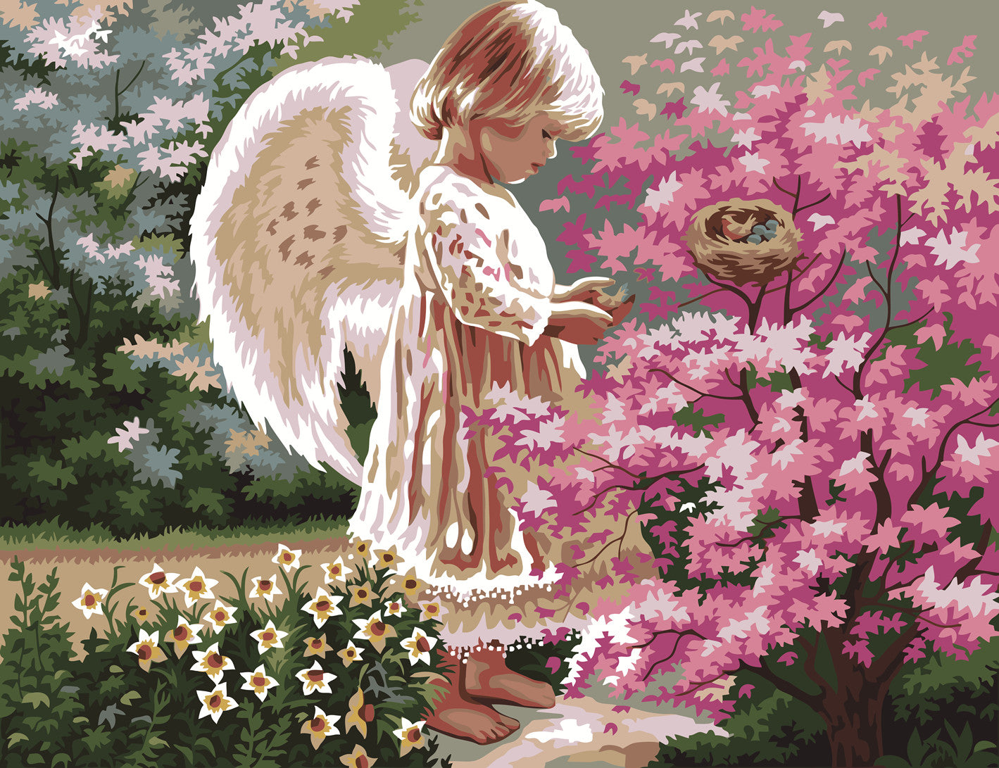 Angel in Paradise - Vinci™ Paint-By-Number Kit