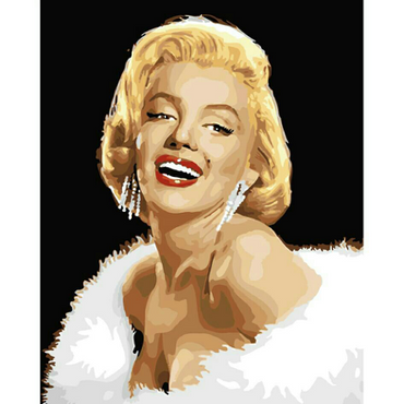 Smiling Marilyn - Vinci™ Paint-By-Number Kit