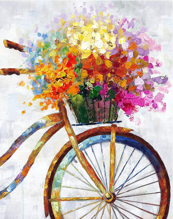 Flower Ride - Vinci™ Paint-By-Number Kit