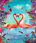 Flamingo Heart - Vinci Paint-By-Number Kit