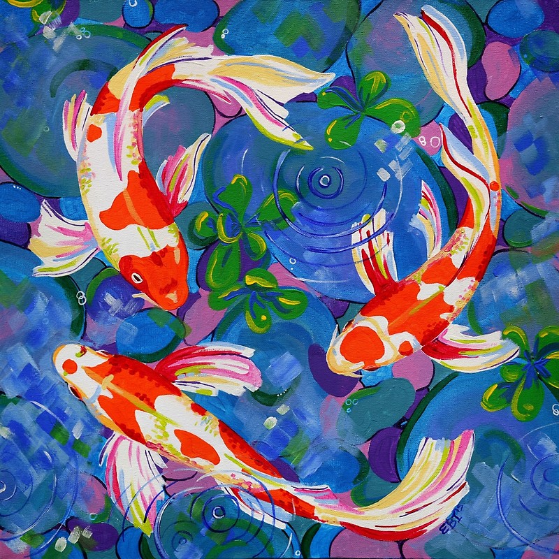 Koi Fish - Vinci Paint-By-Number Kit