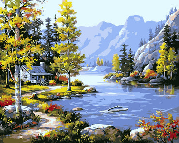 The Still Lake - Vinci™ Paint-By-Number Kit